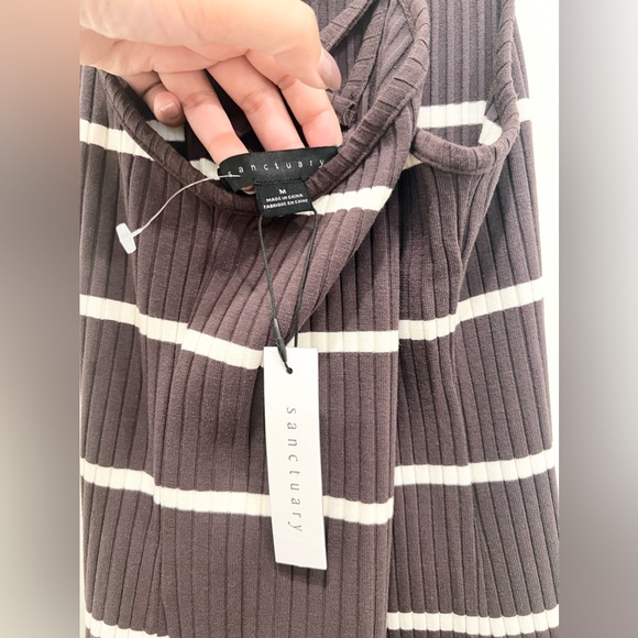 SANCTUARY Cross Back Rib Mini Dress - Picture 7 of 8